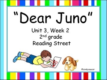 Preview of Dear Juno, 2nd Grade, PowerPoint for Whole Groups and Intervention Groups