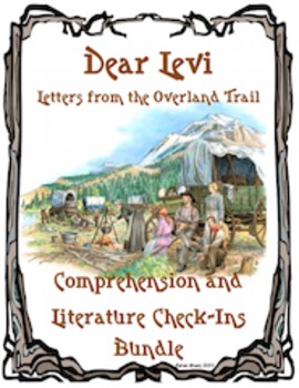 Preview of Dear Levi Comprehension and Literature Check-Ins Bundle