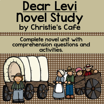 Preview of Dear Levi Novel Study on Westward Expansion