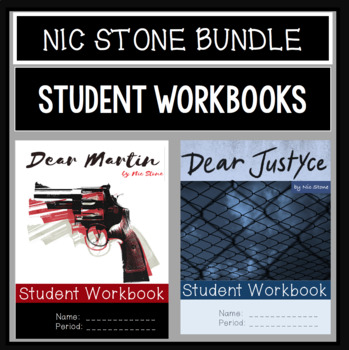 Preview of Dear Martin, Dear Justyce, Nic Stone:  Novel Workbook BUNDLE