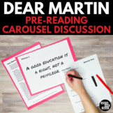 Dear Martin Pre-Reading Carousel Discussion - Novel Introd