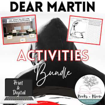 Preview of Dear Martin Social Justice Unit: Engaging Activities Bundle - Distance Learning