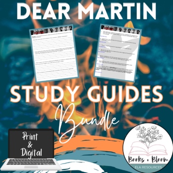 Preview of Dear Martin Chapter by Chapter Comprehension Questions - Distance Learning