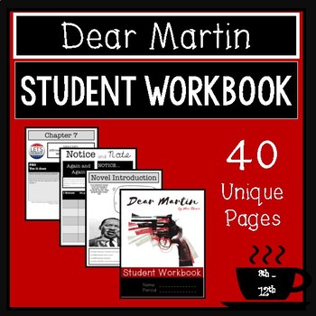 Preview of Dear Martin:  Student Workbook, Novel Guide