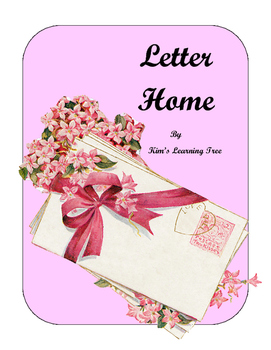 Preview of Dear Mom and Dad---A Letter Writing Activity