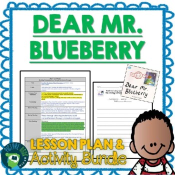 Dear Greenpeace Dear Mr Blueberry By Simon James Lesson Plan And Activities