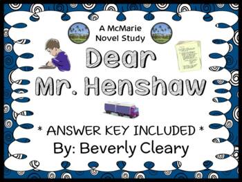 Preview of Dear Mr. Henshaw (Beverly Cleary) Novel Study / Reading Comprehension (38 pages)