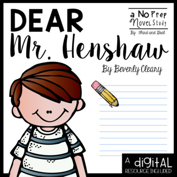 Preview of Dear Mr. Henshaw Novel Unit and DIGITAL Resource