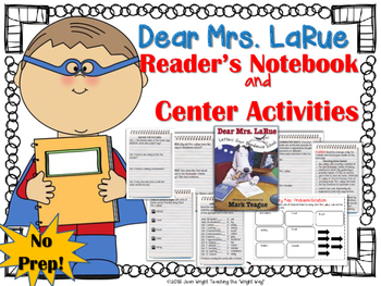 Preview of Dear Mrs. LaRue {Book Study and Center Activities}