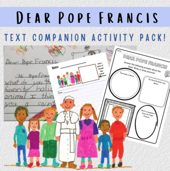 Preview of Dear Pope Francis: LEVELED Text Companion Activity Pack