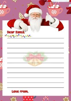 Preview of Dear Santa Massage card