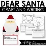Dear Santa Christmas Craft and Writing Templates