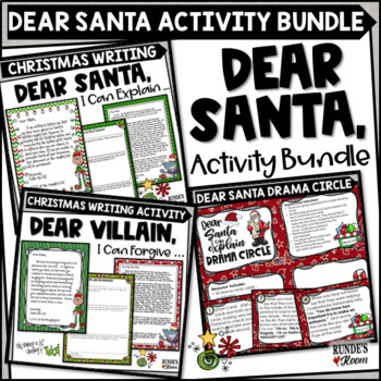 Preview of Dear Santa I Can Explain Christmas Activity Bundle
