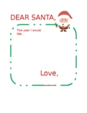 Dear Santa Letter