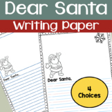 Dear Santa Writing Paper