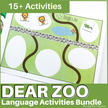 Preview of Dear Zoo Book Companion Language and Phonological Awareness for Speech Therapy