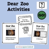 Dear Zoo Interactive Book | Task Cards | Color the Story