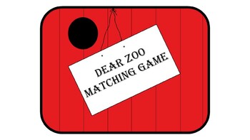 Preview of Dear Zoo Matching game