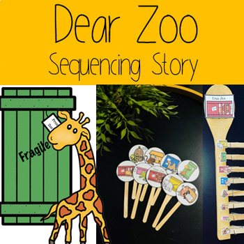 Dear Zoo Sequencing Story by Cherry Blossom Creations | TpT