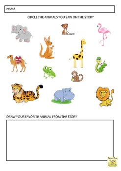 dear zoo printable activities pack mini book included by crabapple