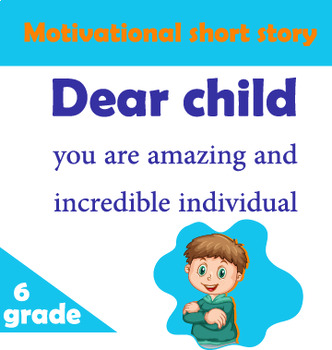 Preview of Motivational short story 6 grade | Monday Motivation | Short messages to inspire