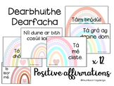 Dearbhuithe Dearfacha- Positive Affirmations (English and 