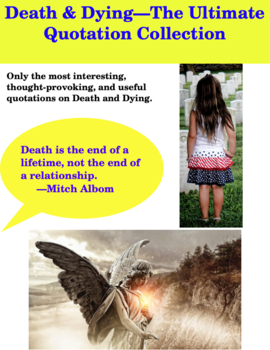 Preview of Death & Dying--The Ultimate Quotation Collection