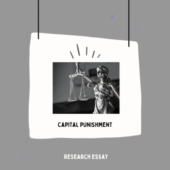 Preview of Death Penalty/ Capital Punishment (8th Amendment - US History - Law)