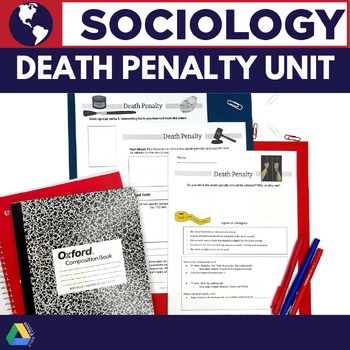Preview of Death Penalty Unit l Capital punishment l 8th amendment l crime and deviance