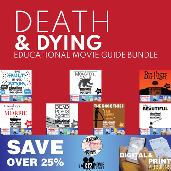 Preview of Death and Dying 7 Movie Guide Bundle | SAVE 25%