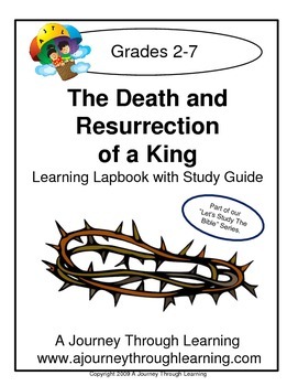 Preview of Death and Resurrection of a King Lapbook with Study Guide