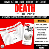 Death by Toilet Paper Novel Study Unit