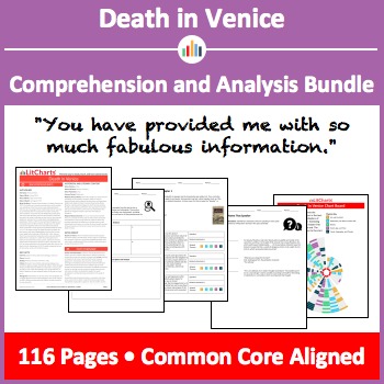 Death in Venice Comprehension and Analysis Bundle by LitCharts