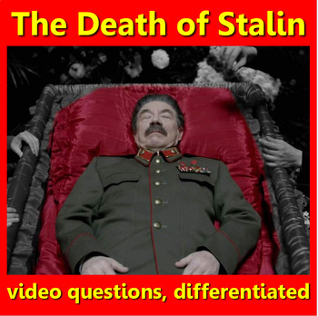 Preview of Death of Stalin: video questions, differentiated