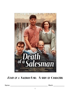 Preview of Death of a Salesman Student Packet With Teacher Resources