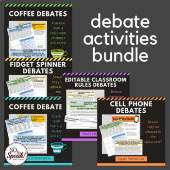 Preview of Debate Activities Bundle