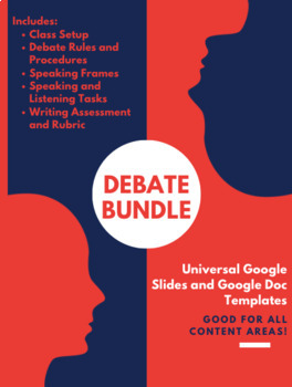 Preview of Debate Bundle - Class Setup, Debate Rules, Procedures, Tasks, Assessment, Rubric