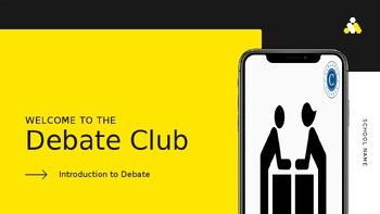 Preview of Debate Club Introduction PowerPoint Presentation - Professional Design