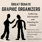 Debate Graphic Organizers: Plan & Prepare a Debate
