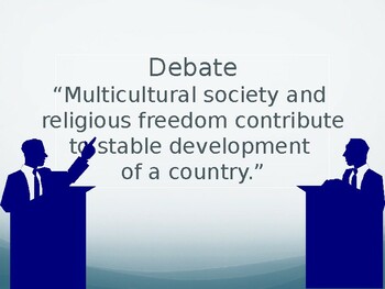 Preview of Debate - Multicultural Society & Religious Freedom