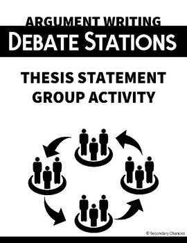 Preview of Debate Stations: Thesis Statement Writing Activity