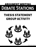 Debate Stations: Thesis Statement Writing Activity