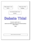 Debate This!  Grades 2 & 3