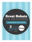 Debate Unit Plan for Beginners