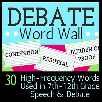 another word for speech debate