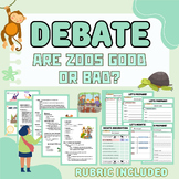 Preview of Debate Worksheet & Lesson: Are Zoos Good or Bad?