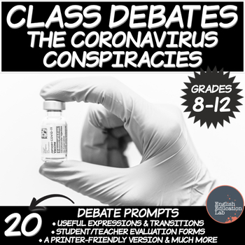 Preview of Debating Topics for Middle/High School:  The Coronavirus Conspiracies