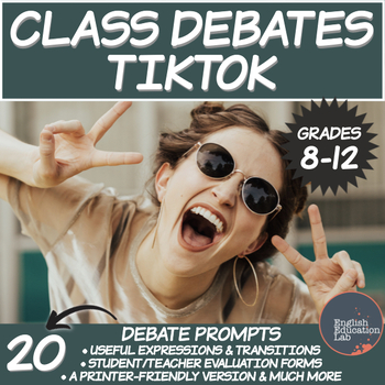 Preview of Debating Topics for Middle/High School: TikTok