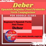 Deber - Spanish Regular -ER Past Preterite Verb Conjugatio