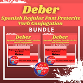 Deber - Spanish Regular -ER Past Preterite tense Verb Conj